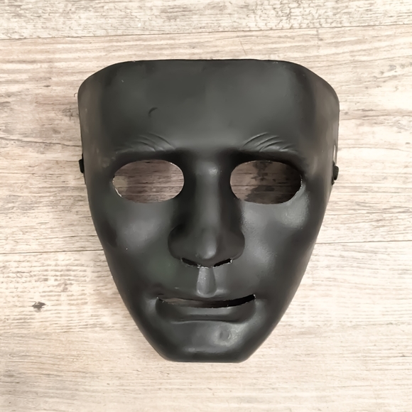 Solid Black Halloween Masks | DIY Plain Mask - Picture 4 of 6